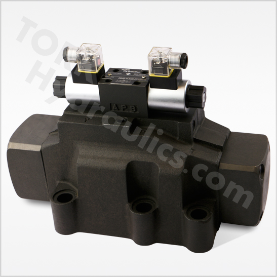 4WEH-4WH series solenoid pilot hydraulic operated directional control valves