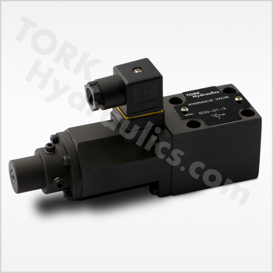 EDG series proportional directly operated relief valves tork hydraulics