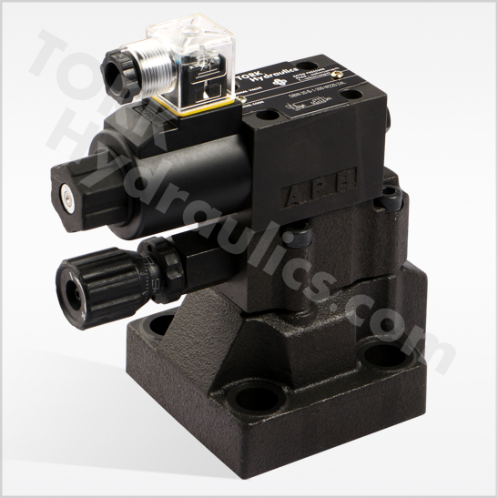DB series pilot operated relief valves DBW series solenoid operated relief valves tork hydraulics