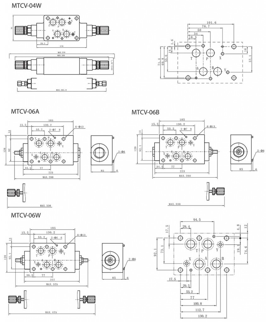 MTCV Series Modular Throttle Check Valves - Tork Hydraulics